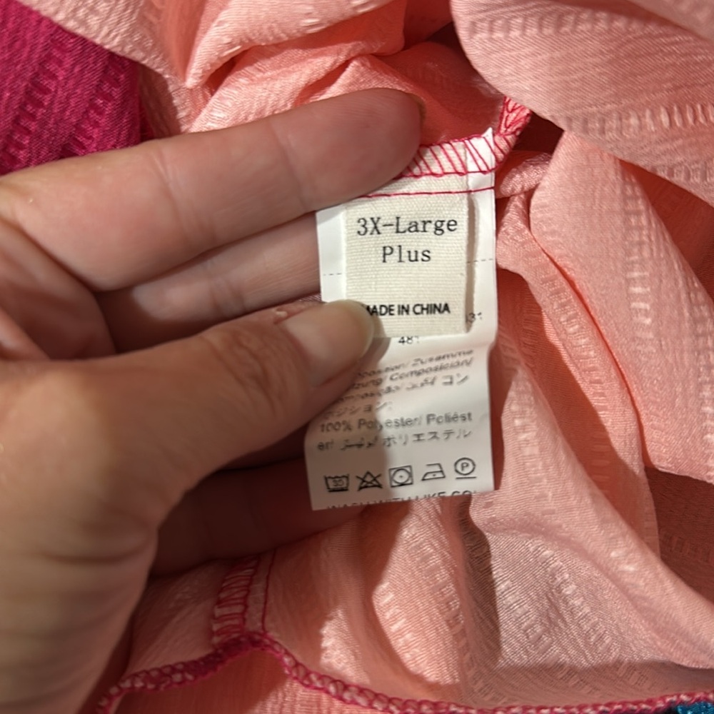 No Brand Tag Two-Tone Pink Sleeveless Dress - Picture 9 of 9